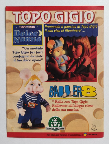 Pubblicita topo gigio dolce - pubblicita',